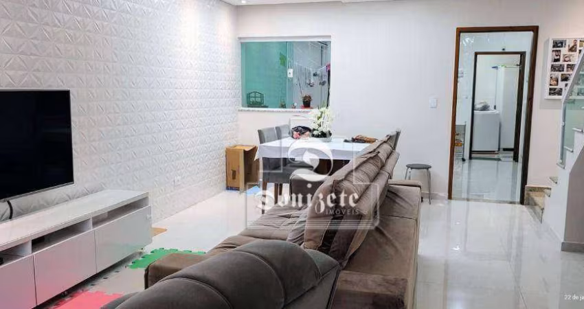 Sobrado com 3 dormitórios à venda, 186 m² por R$ 900.000,01 - Vila Alzira - Santo André/SP