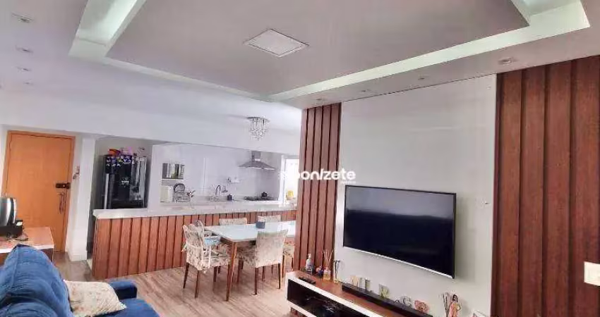 Apartamento à venda, 94 m² por r$ 860.000,00 - vila scarpelli - santo andré/sp