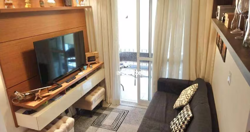 Apartamento com 2 dormitórios à venda, 47 m² por r$ 395.000,00 - vila valparaíso - santo andré/sp
