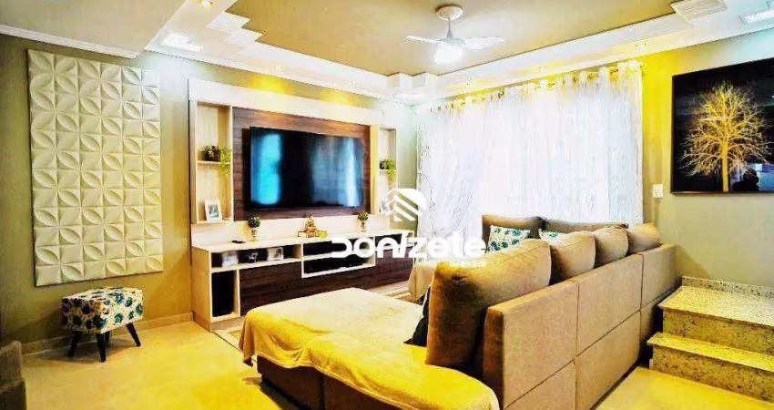 Sobrado com 3 dormitórios à venda, 182 m² por r$ 1.300.000,00 - vila assunção - santo andré/sp