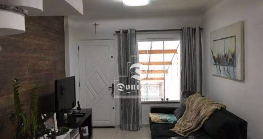 Sobrado com 3 dormitórios à venda, 115 m² por R$ 595.000,00 - Vila Linda - Santo André/SP