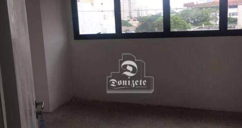 Sala, 32 m² - venda por R$ 405.000,00 ou aluguel por R$ 3.424,21/mês - Vila Assunção - Santo André/SP
