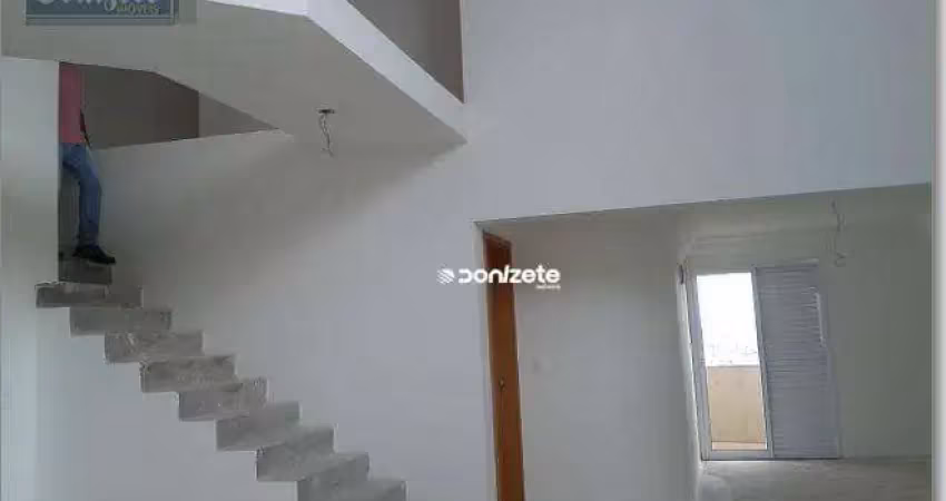 Apartamento duplex com 6 dormitórios à venda, 316 m² por r$ 2.500.000,00 - vila assunção - santo andré/sp