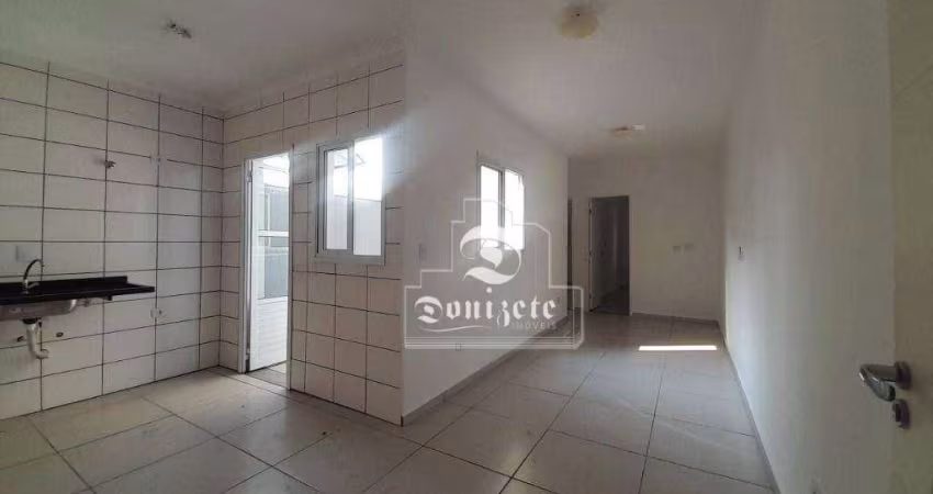 Apartamento sem Condomínio Vago com 2 dormitórios à venda, 57 m² por R$ 424.000 - Vila Assunção - Santo André/SP