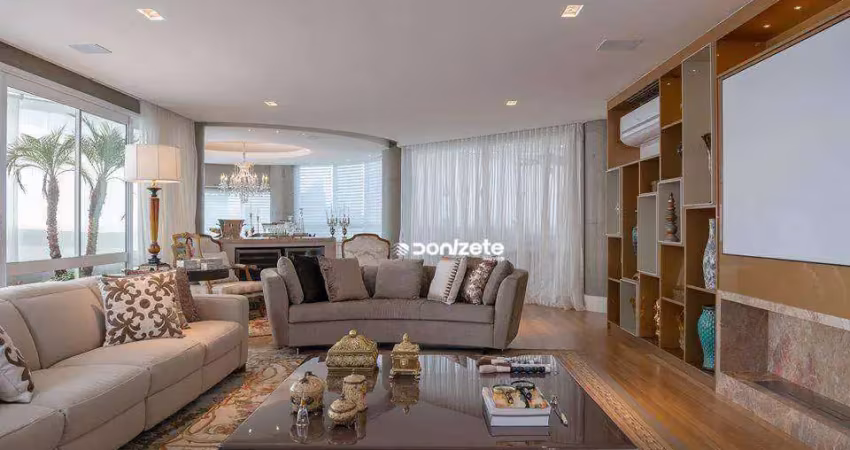 Apartamento com 4 dormitórios à venda, 380 m² por r$ 6.700.000,00 - vila alpina - santo andré/sp