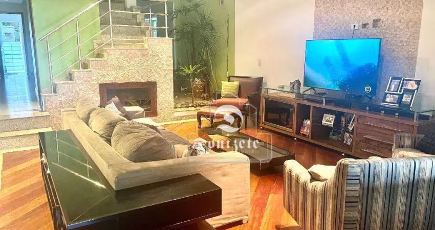 Sobrado com 4 dormitórios à venda, 250 m² por r$ 1.279.900,00 - vila valparaíso - santo andré/sp