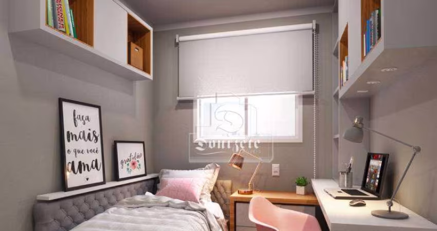Apartamento com 2 dormitórios à venda, 53 m² por R$ 412.999,90 - Vila Tibiriçá - Santo André/SP