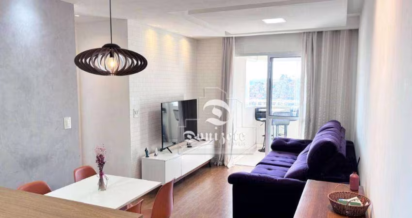 Apartamento à venda, 53 m² por R$ 340.000,00 - Vila Tibiriçá - Santo André/SP