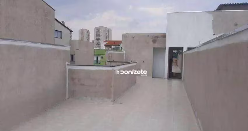 Cobertura à venda, 120 m² por r$ 579.000,00 - vila valparaíso - santo andré/sp