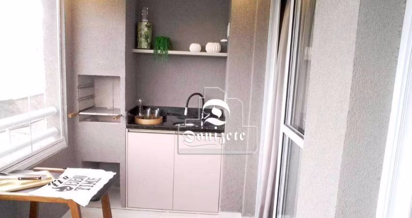 Apartamento com 2 dormitórios à venda, 64 m² por R$ 620.000,00 - Vila Curuçá - Santo André/SP