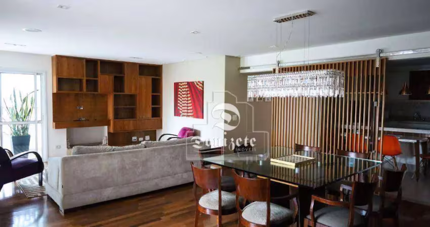 Apartamento com 3 dormitórios à venda, 165 m² por r$ 1.690.000,00 - campestre - santo andré/sp