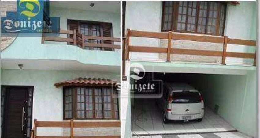 Sobrado, 250 m² - venda por R$ 958.997,00 ou aluguel por R$ 6.480,00/mês - Vila Eldízia - Santo André/SP