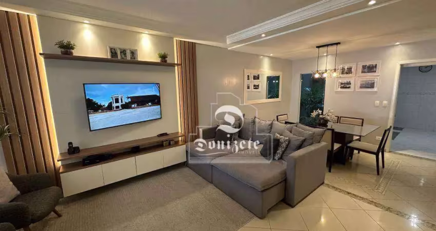 Sobrado com 3 dormitórios à venda, 178 m² por r$ 1.300.000,00 - vila alpina - santo andré/sp