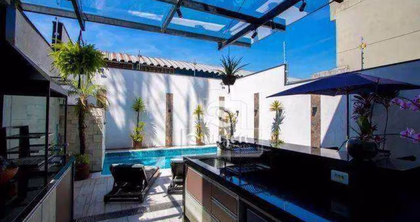 Sobrado com 3 dormitórios à venda, 386 m² por R$ 2.799.000,00 - Vila Pires - Santo André/SP