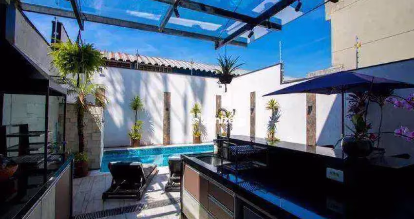 Sobrado com 3 dormitórios à venda, 386 m² por r$ 2.799.000,00 - vila pires - santo andré/sp