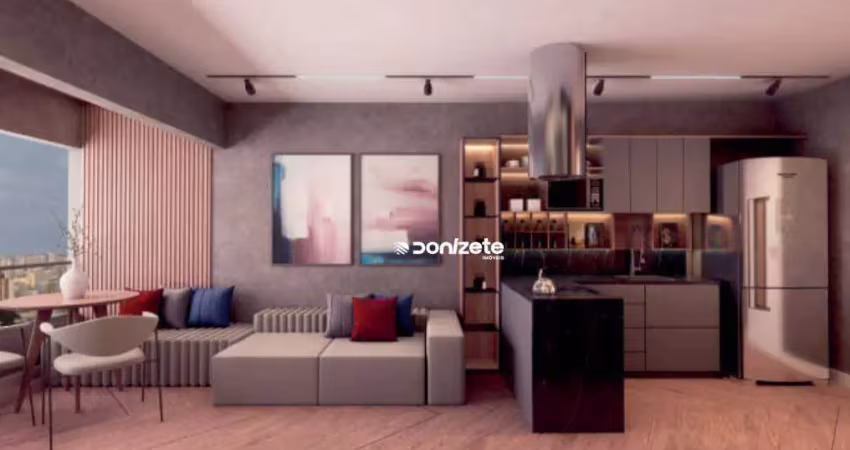 Apartamento à venda, 44 m² por r$ 652.000,00 - jardim - santo andré/sp