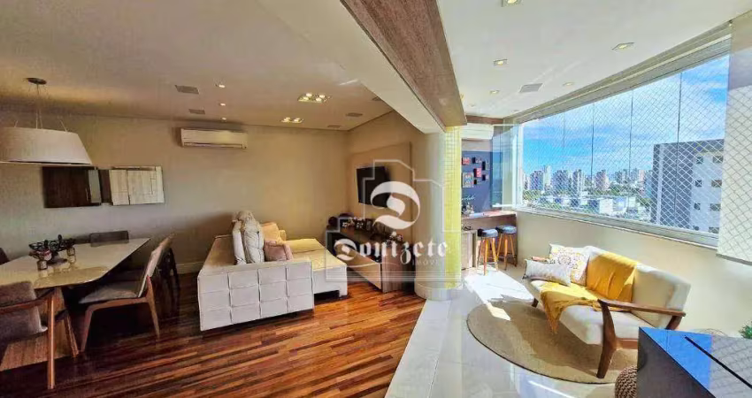 Apartamento com 3 dormitórios à venda, 158 m² por R$ 1.800.000,00 - Vila Assunção - Santo André/SP