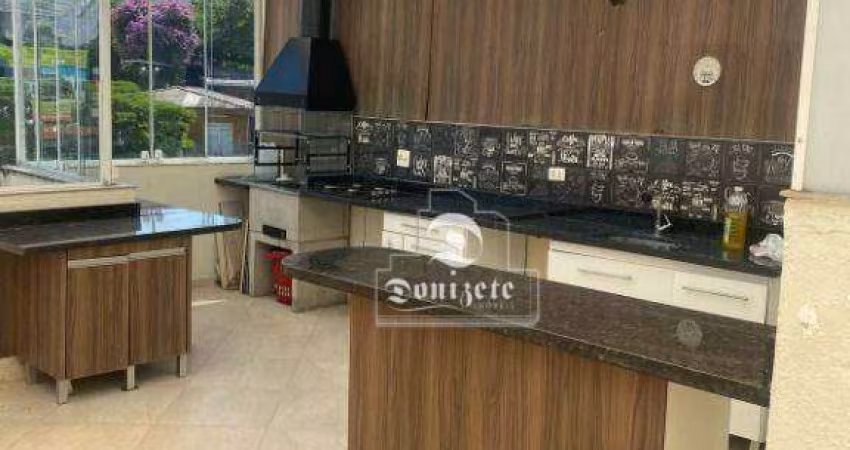 Cobertura com 2 dormitórios à venda, 55 m² por R$ 470.000,00 - Vila Valparaíso - Santo André/SP
