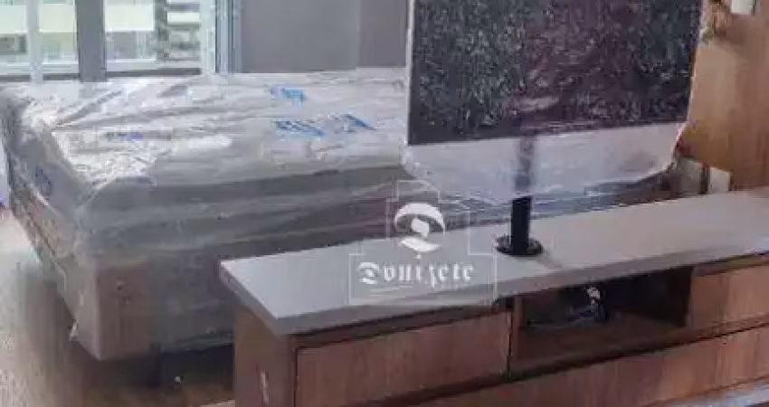 Apartamento, 29 m² - venda por r$ 520.000,00 ou aluguel por r$ 5.175,81/mês - jardim - santo andré/sp