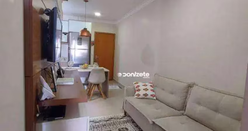 Apartamento com 2 dormitórios à venda, 49 m² por r$ 354.900,00 - vila assunção - santo andré/sp
