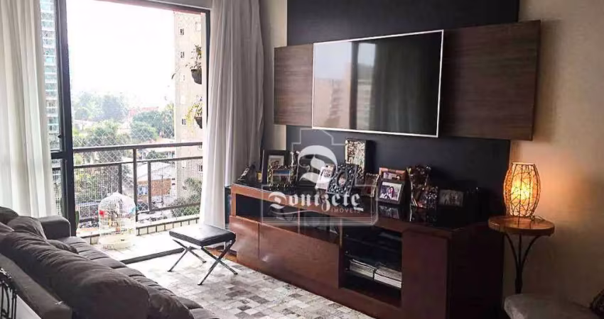 Apartamento com 3 dormitórios à venda, 112 m² por r$ 853.000,00 - campestre - santo andré/sp