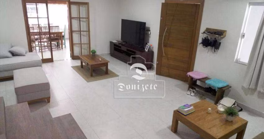 Sobrado com 3 dormitórios, 294 m² - venda por R$ 900.000,00 ou aluguel por R$ 5.223,33/mês - Jardim Stella - Santo André/SP
