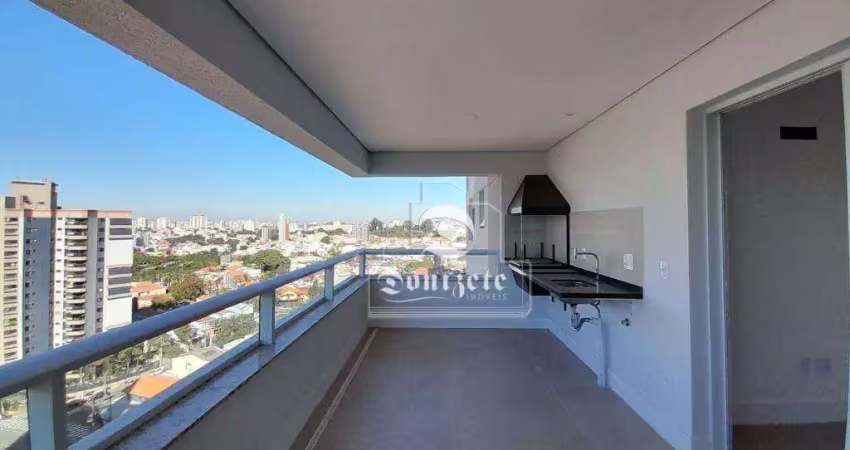 Apartamento com 4 dormitórios à venda, 190 m² por r$ 3.300.000,00 - jardim - santo andré/sp