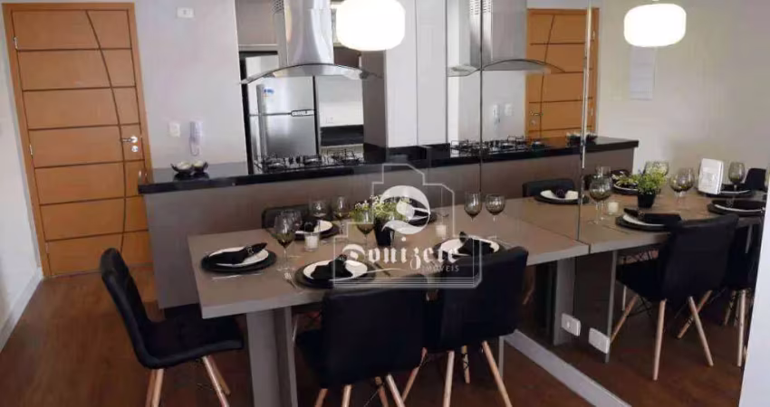 Apartamento à venda, 82 m² por R$ 610.000,10 - Parque das Nações - Santo André/SP