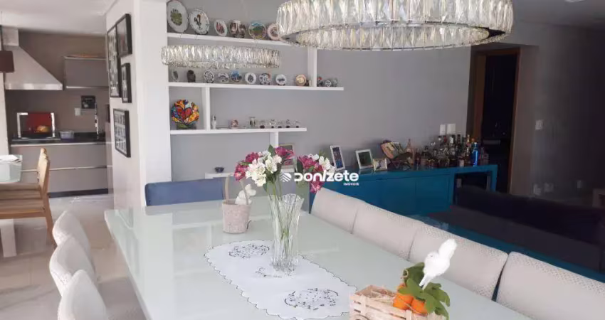 Apartamento com 4 dormitórios à venda, 140 m² por r$ 2.300.000,00 - jardim - santo andré/sp