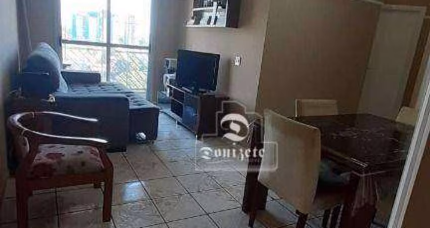 Apartamento com 3 dormitórios à venda, 69 m² por R$ 399.000,11 - Vila Bela Vista - Santo André/SP