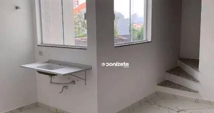 Cobertura com 2 dormitórios à venda, 104 m² por r$ 610.000,00 - santa maria - santo andré/sp