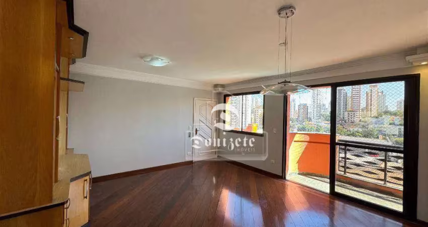 Apartamento com 3 dormitórios, 160 m² - venda por r$ 680.000,00 ou aluguel por r$ 7.393,45/mês - vila assunção - santo andré/sp