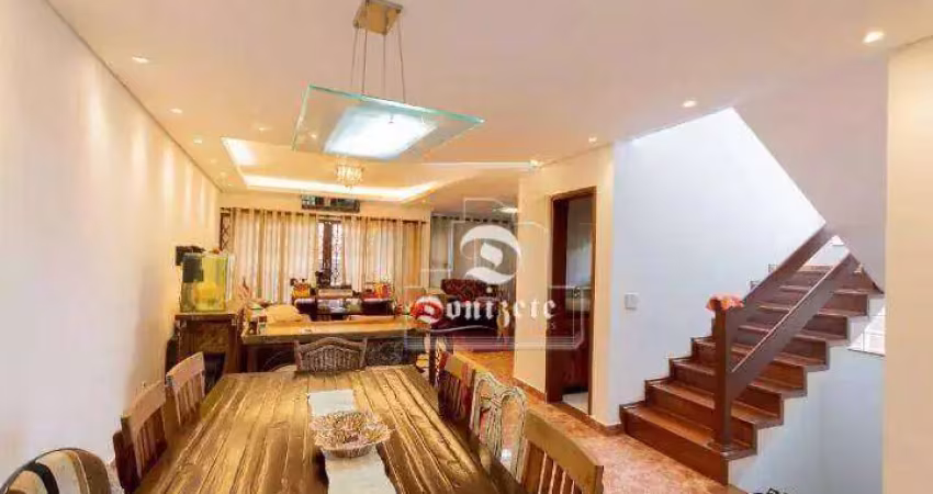 Sobrado, 253 m² - venda por R$ 1.840.000,00 ou aluguel por R$ 14.291,67/mês - Campestre - Santo André/SP