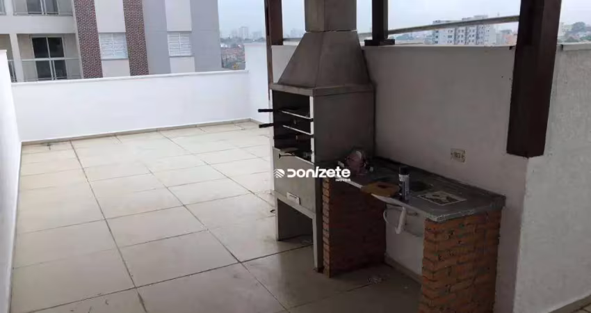 Cobertura com 2 dormitórios à venda, 100 m² por r$ 545.000,00 - campestre - santo andré/sp