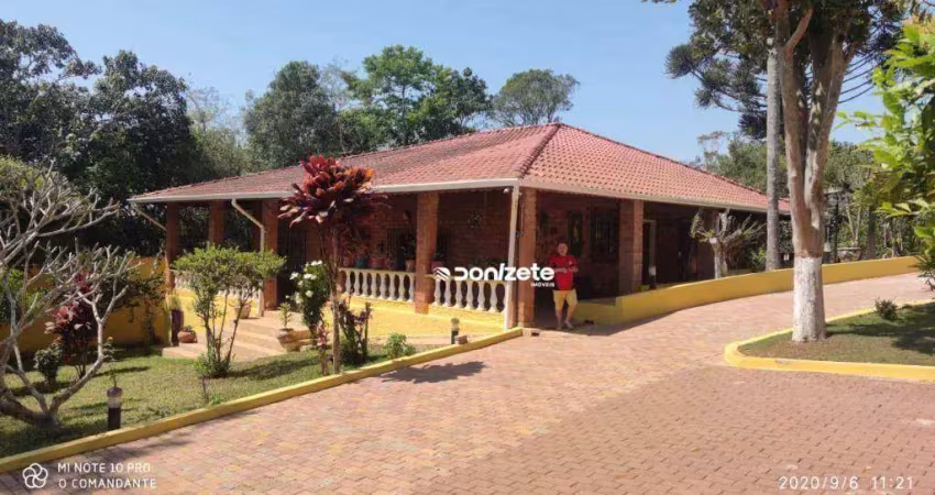 Chácara com 2 dormitórios à venda, 2000 m² por r$ 1.200.000,00 - chácara recreio internacional - suzano/sp