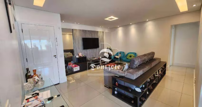 Apartamento à venda, 126 m² por r$ 1.379.999,98 - vila scarpelli - santo andré/sp