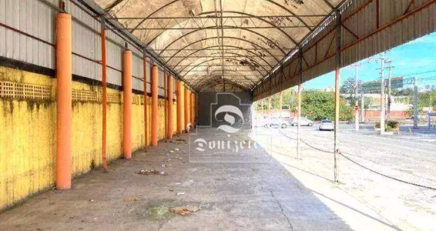 Galpão para alugar, 600 m² por r$ 18.058,33/mês - parque central - santo andré/sp