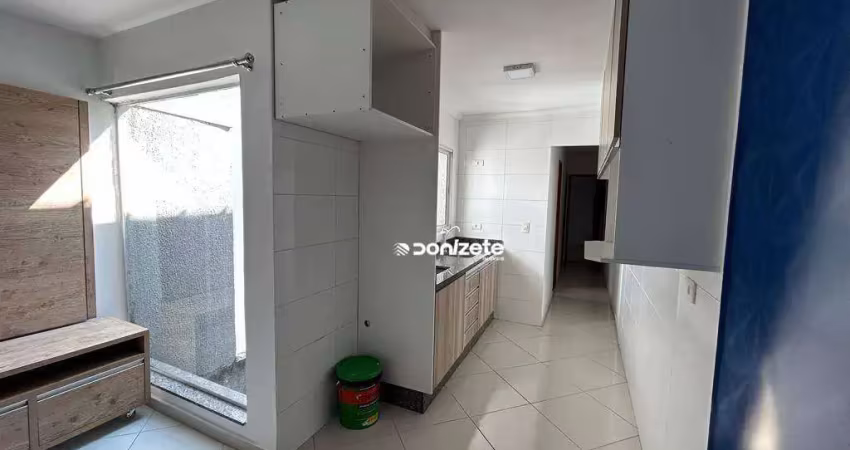Cobertura com 2 dormitórios à venda, 92 m² por r$ 450.000,00 - jardim santo antônio - santo andré/sp