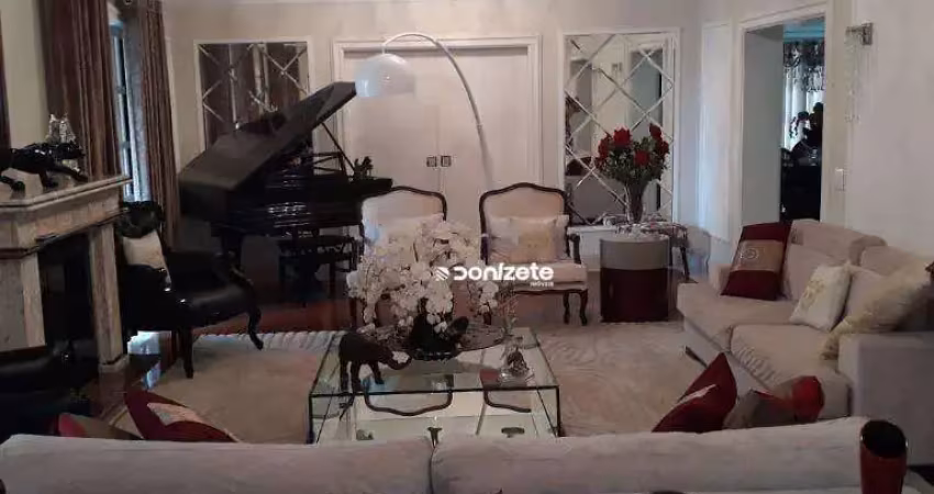 Apartamento com 4 dormitórios à venda, 475 m² por r$ 2.500.000,00 - vila bastos - santo andré/sp