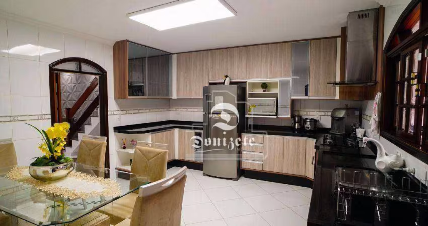 Sobrado com 3 dormitórios à venda, 262 m² por R$ 1.189.000,01 - Vila Alto de Santo André - Santo André/SP