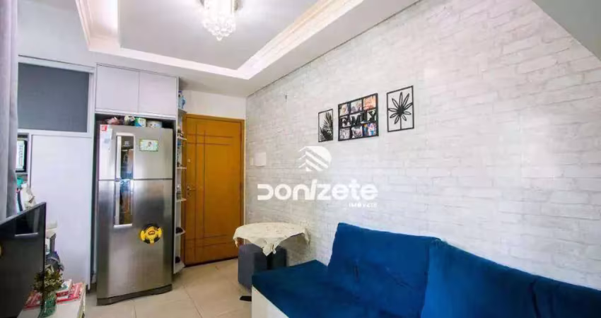 Cobertura com 2 dormitórios à venda, 88 m² por r$ 400.000,00 - vila apiaí - santo andré/sp