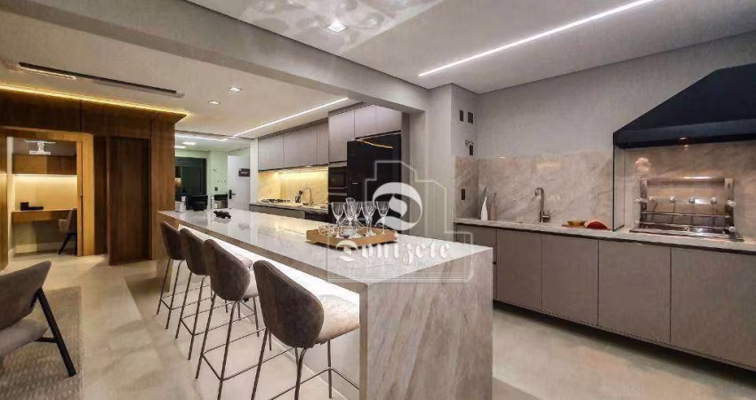 Apartamento com 4 dormitórios à venda, 177 m² por R$ 2.799.000,00 - Jardim - Santo André/SP