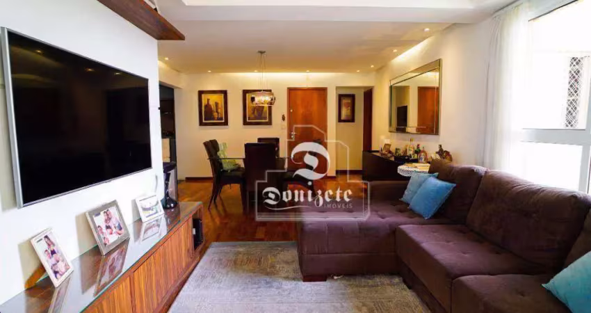 Apartamento com 3 dormitórios à venda, 133 m² por r$ 1.180.000,00 - jardim bela vista - santo andré/sp