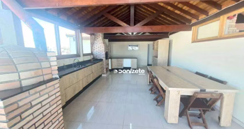 Cobertura com 1 dormitório à venda, 200 m² por r$ 700.000,00 - vila helena - santo andré/sp