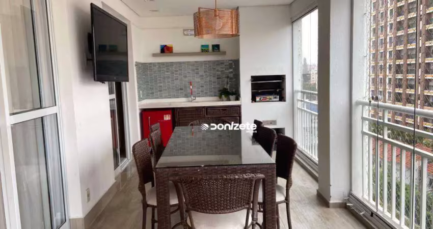 Apartamento com 3 dormitórios à venda, 184 m² por r$ 2.200.000,00 - jardim bela vista - santo andré/sp