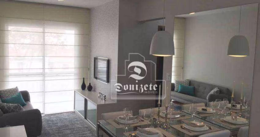 Apartamento com 2 dormitórios à venda, 62 m² por R$ 617.000,00 - Campestre - Santo André/SP