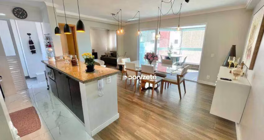 Apartamento com 3 dormitórios à venda, 95 m² por r$ 890.000,00 - vila assunção - santo andré/sp