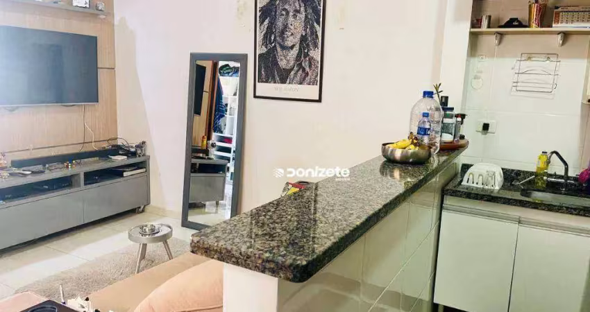Cobertura com 2 dormitórios à venda, 76 m² por r$ 446.000,00 - jardim ocara - santo andré/sp