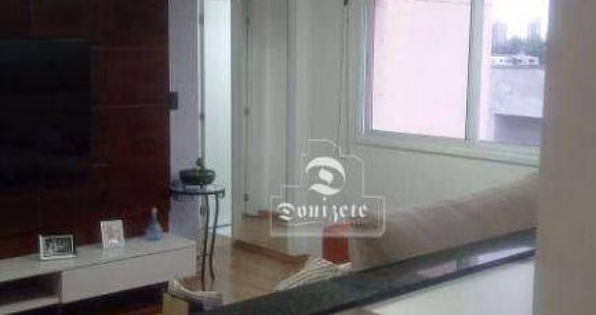 Apartamento com 2 dormitórios à venda, 58 m² por R$ 477.000,00 - Vila Valparaíso - Santo André/SP