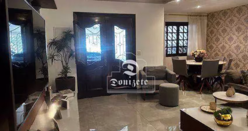 Sobrado a venda  com 4 dormitórios/3 vagas - espaço gourmet -  santa maria - santo andré/sp